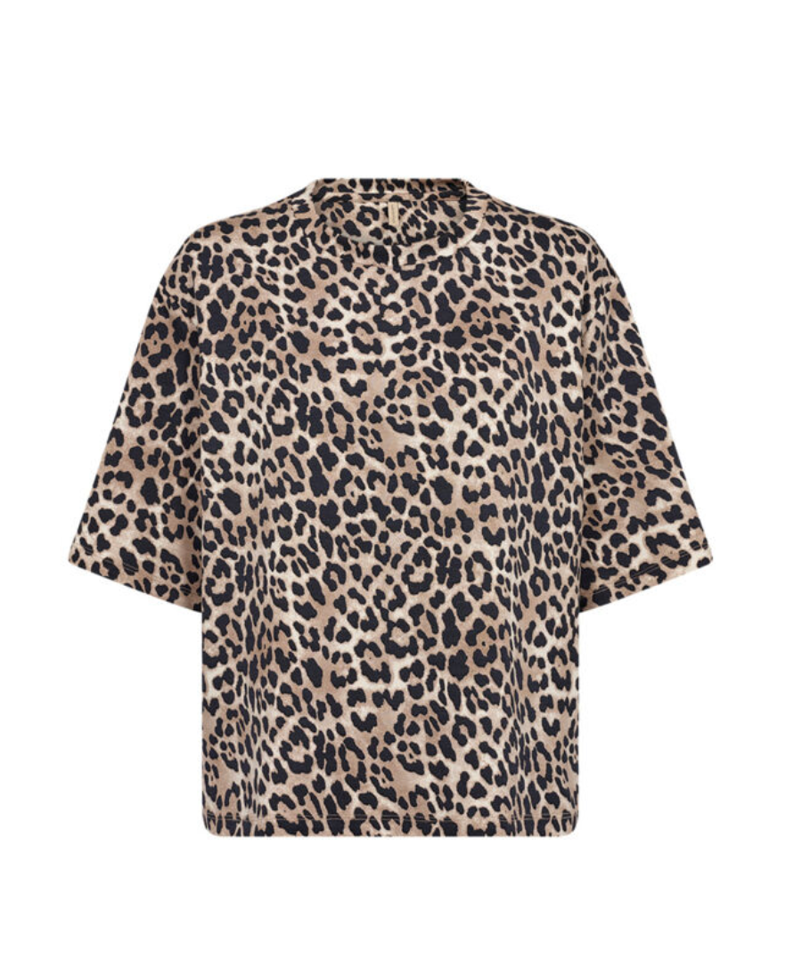 Ophia Short Sleeve - Leopard Print