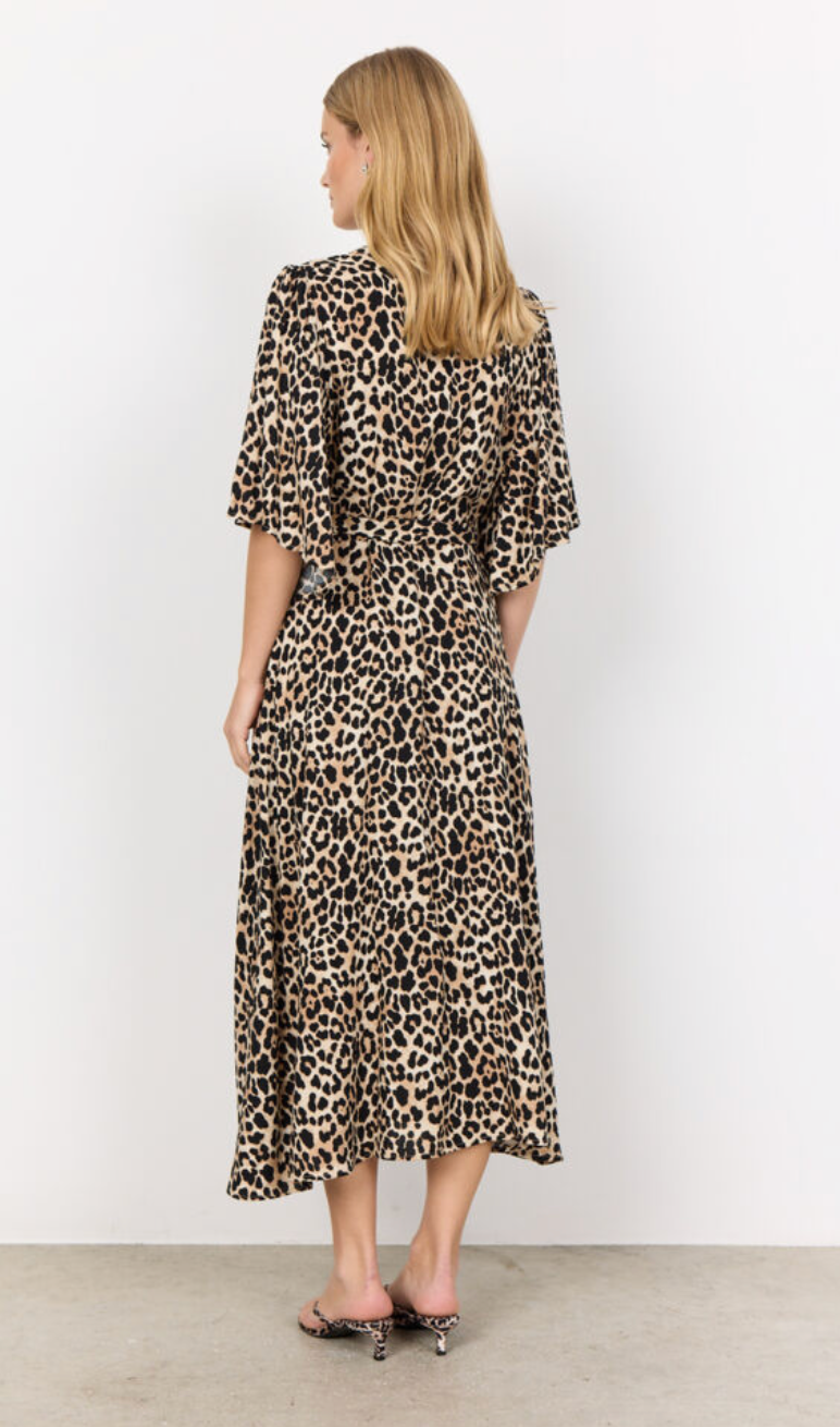 Pietta Dress - Leopard Print