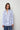 Tie Back Striped Floral Shirt - Blue/White