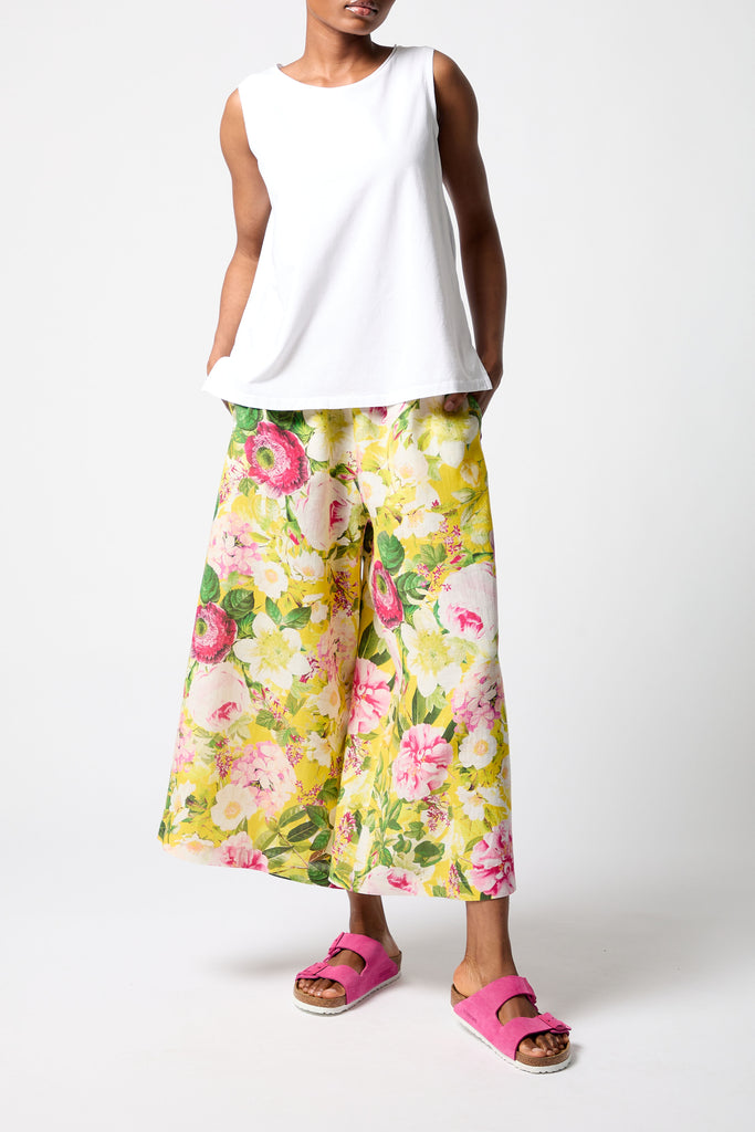 Brilliant Bouquet Trousers in Yellow