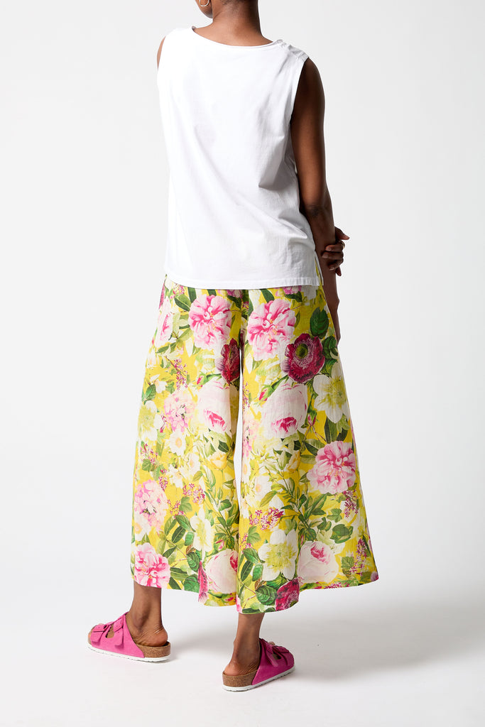 Brilliant Bouquet Trousers in Yellow
