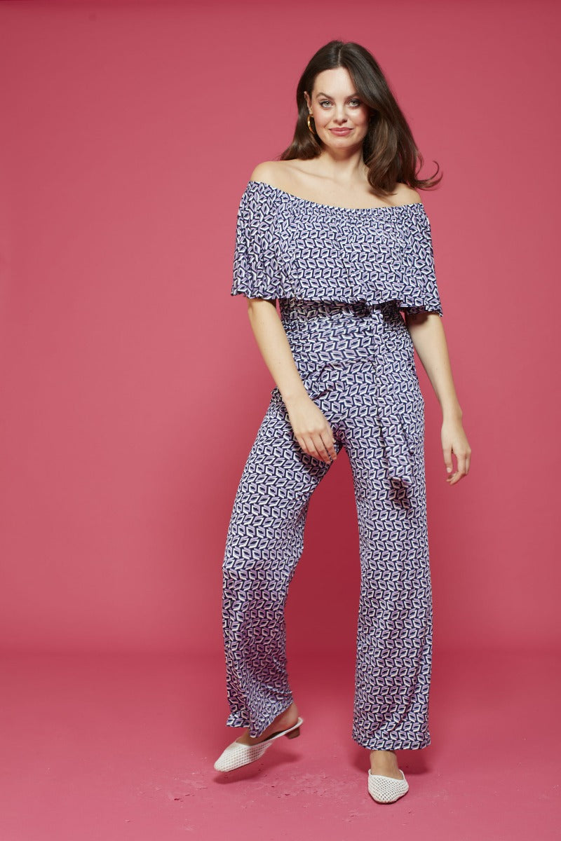 Misty Jumpsuit in Rhodes Lilac