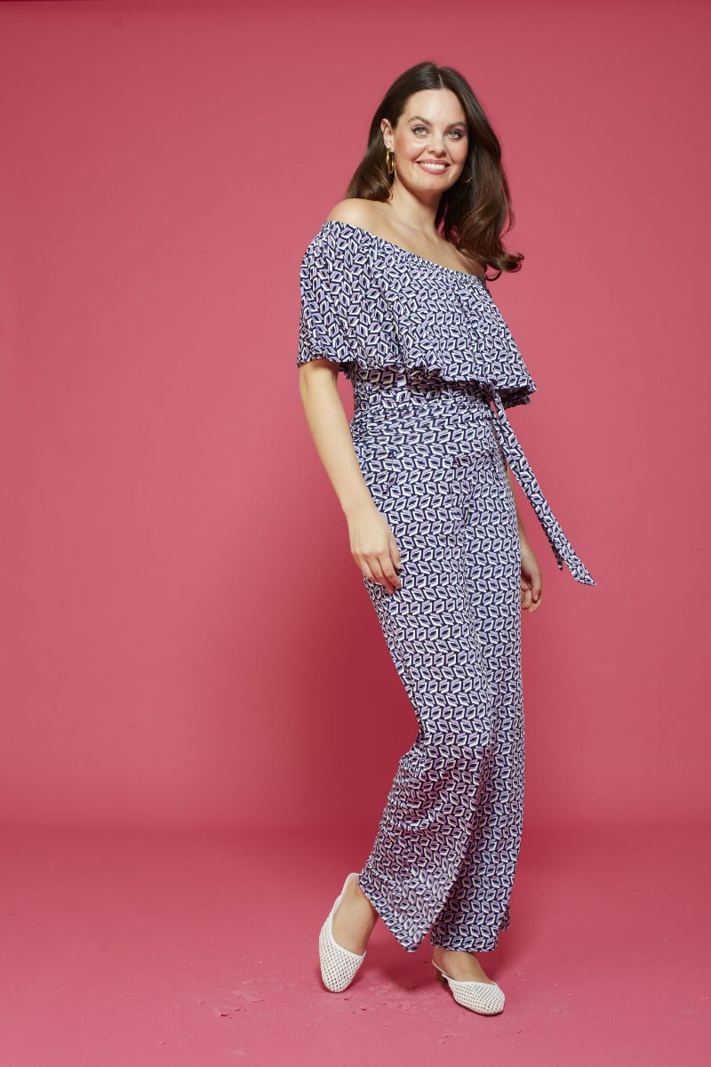 Misty Jumpsuit in Rhodes Lilac