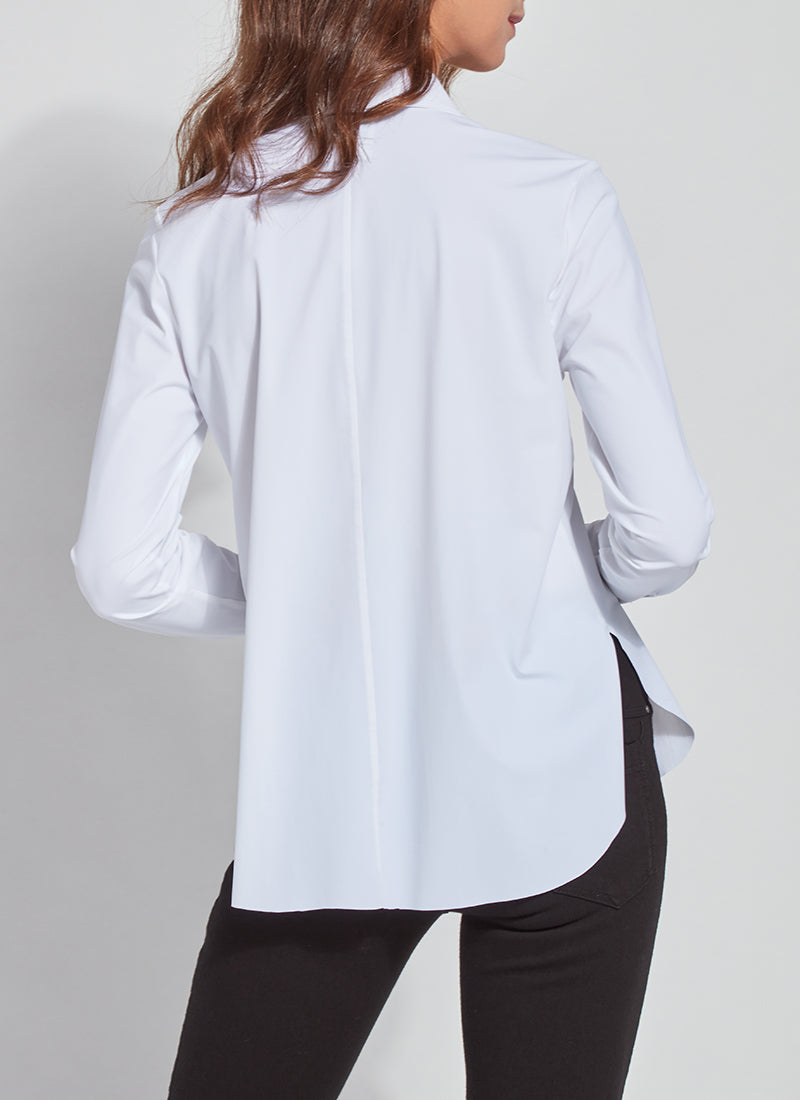 Connie Slim Shirt - White