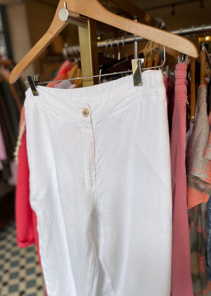 Linen Trousers in White