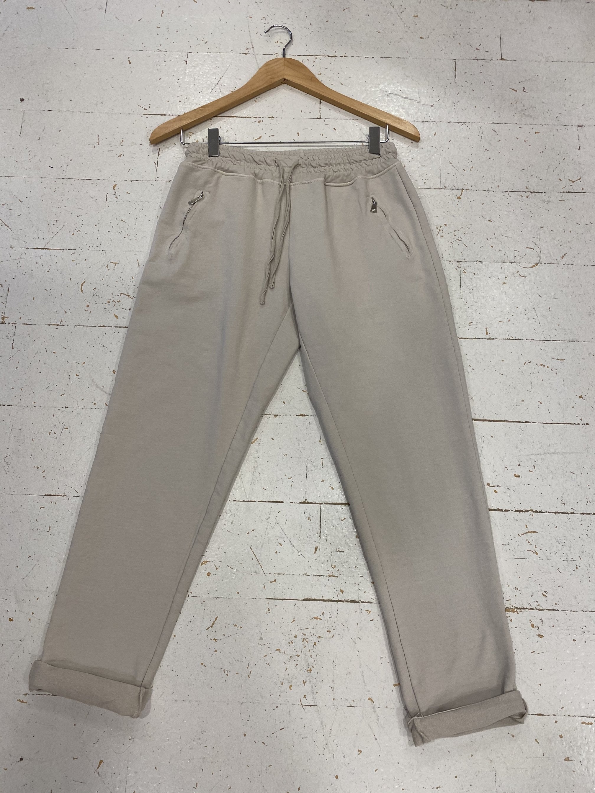 Tracksuit Joggers in Beige